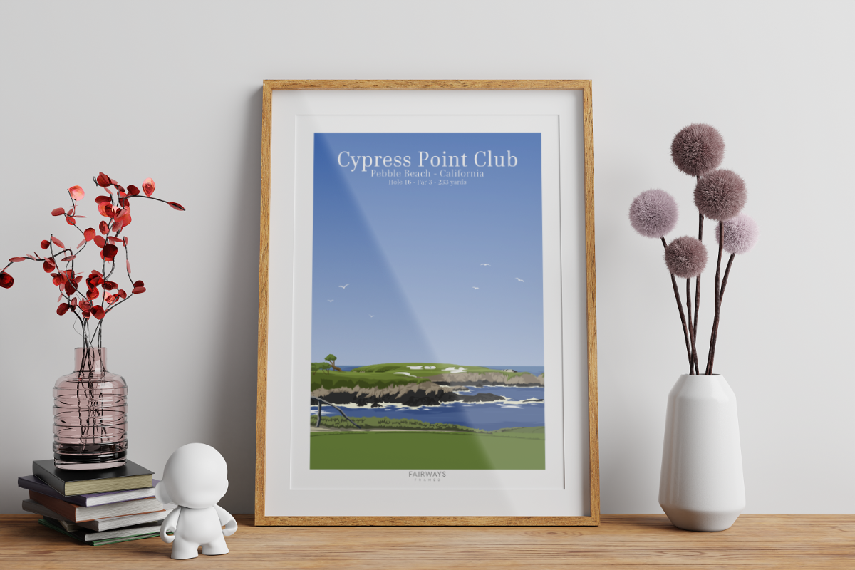 Cypress Point - Trou n°16 - Fairways Framed