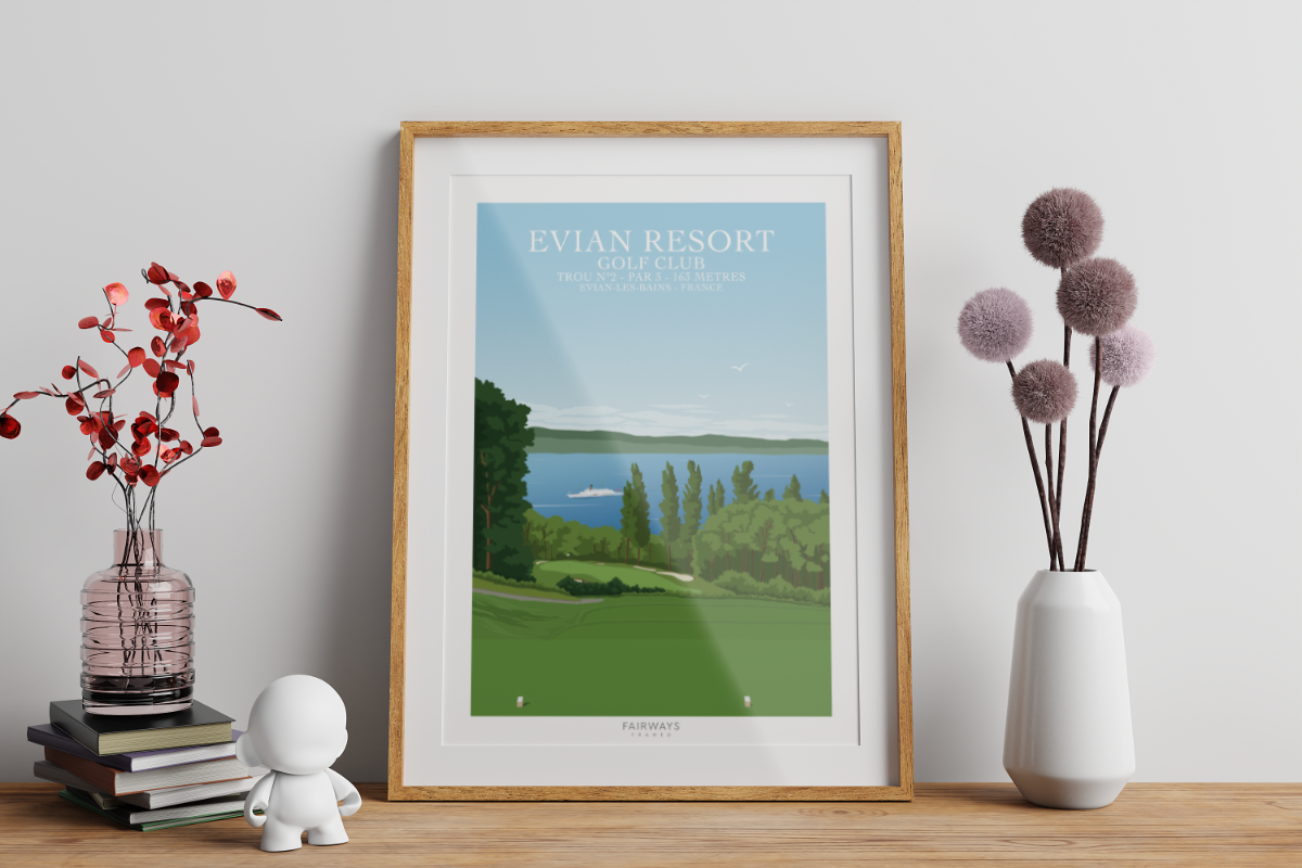 Evian Resort Golf Club - Trou n°2