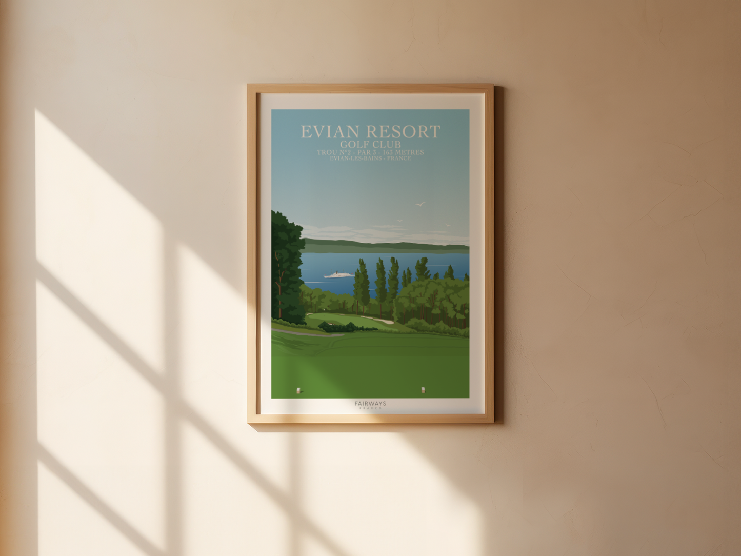 Evian Resort Golf Club - Trou n°2