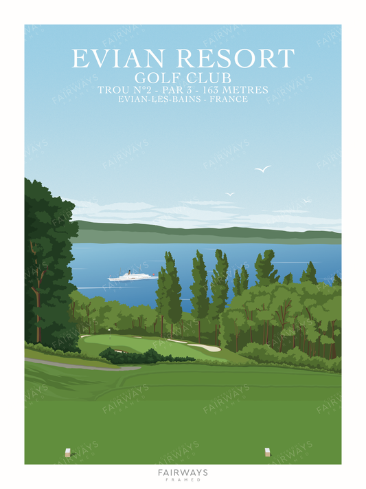 Evian Resort Golf Club - Hole n°2
