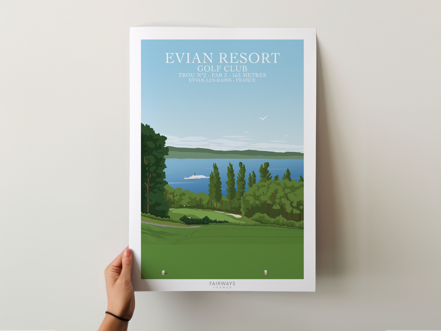 Evian Resort Golf Club - Trou n°2