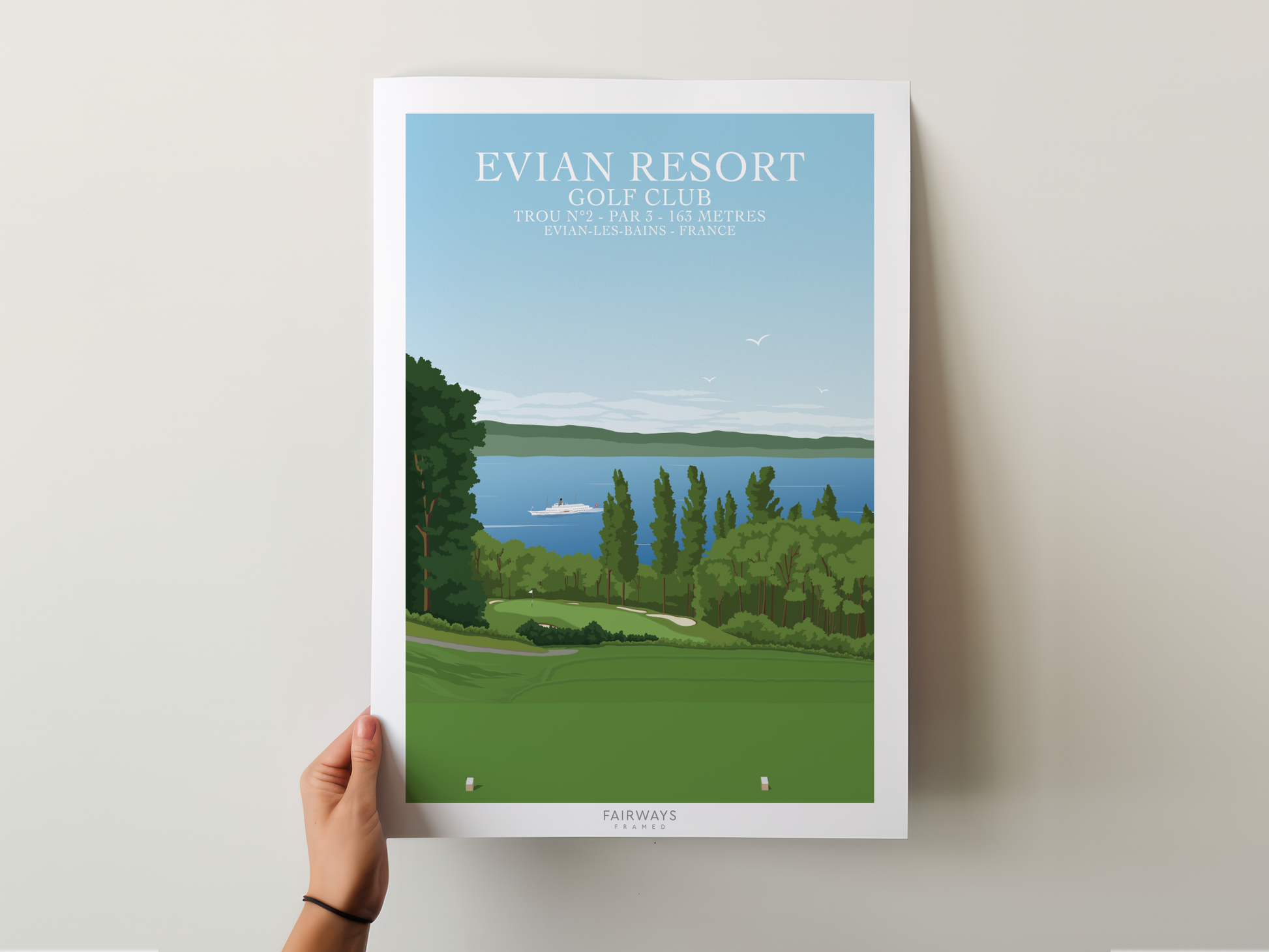 Evian Resort Golf Club - Trou n°2