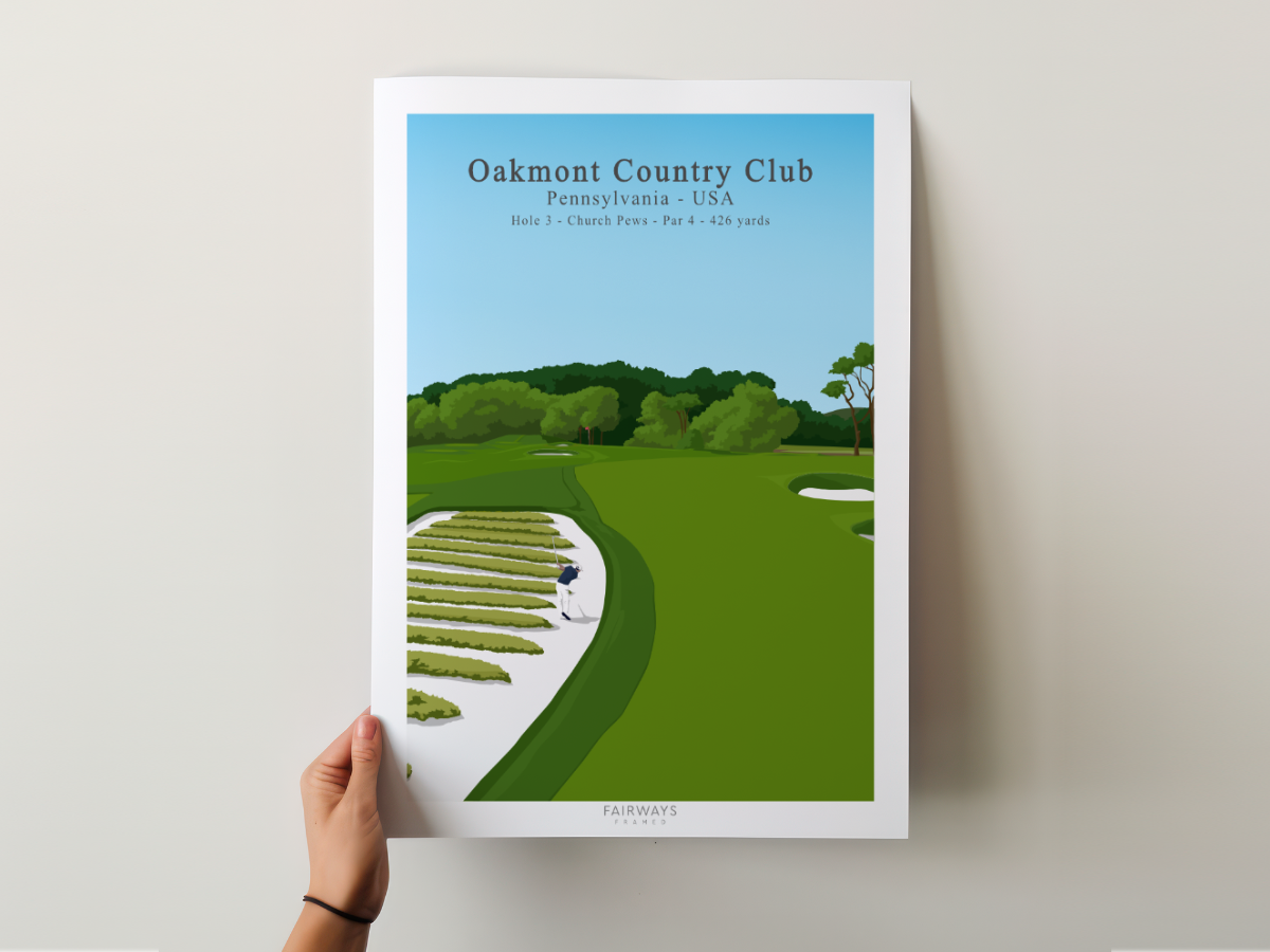 Oakmont Country Club - Trou n°3 - Fairways Framed