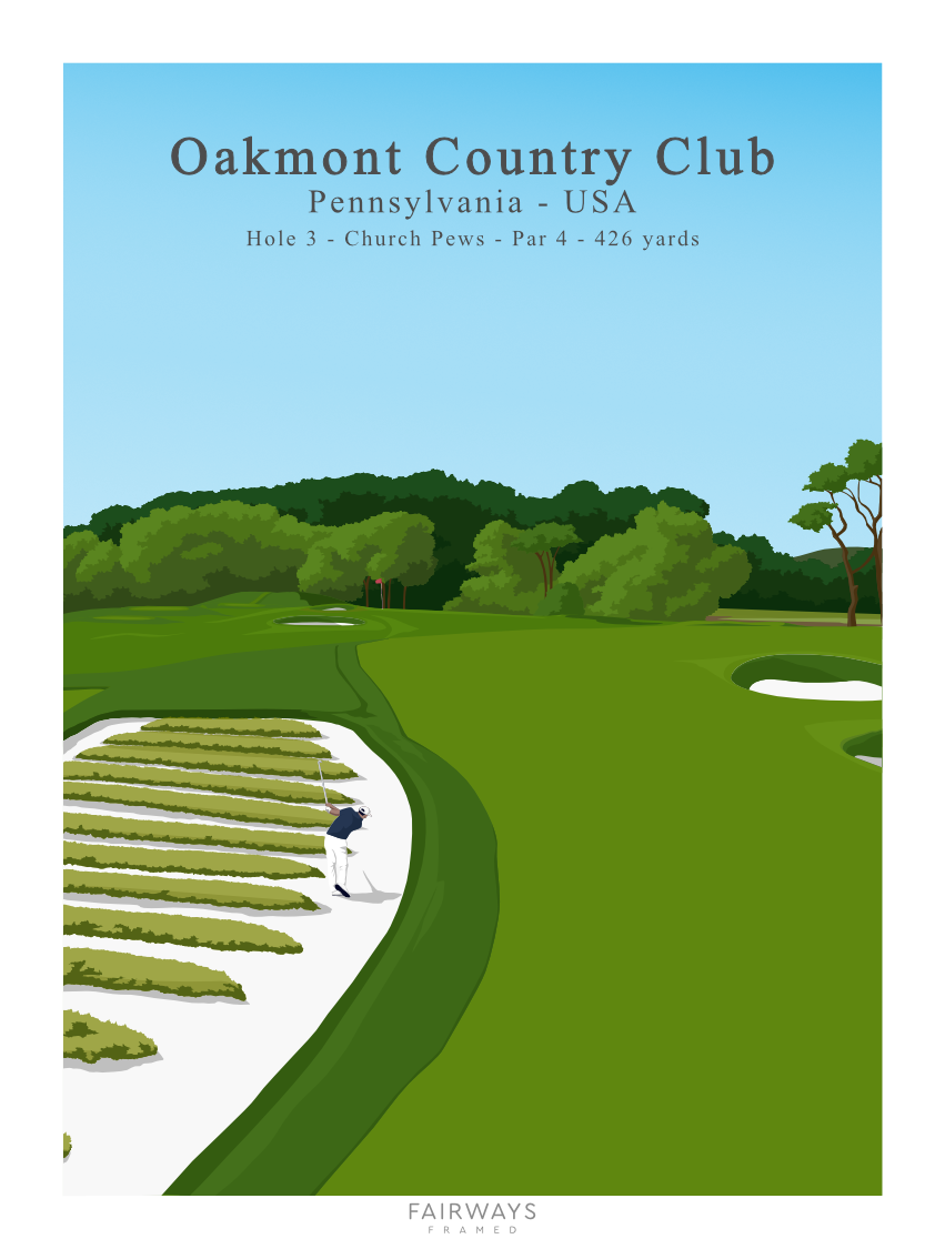 Oakmont Country Club - Trou n°3