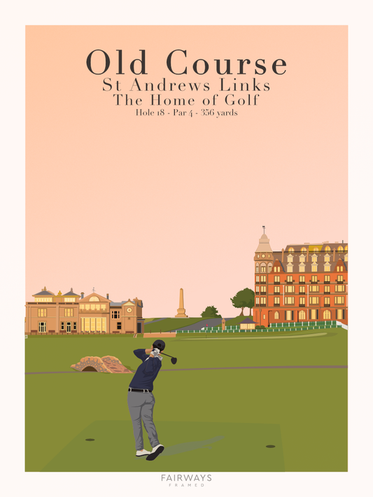 Old Course St Andrews Links - Trou n°18 - Fairways Framed
