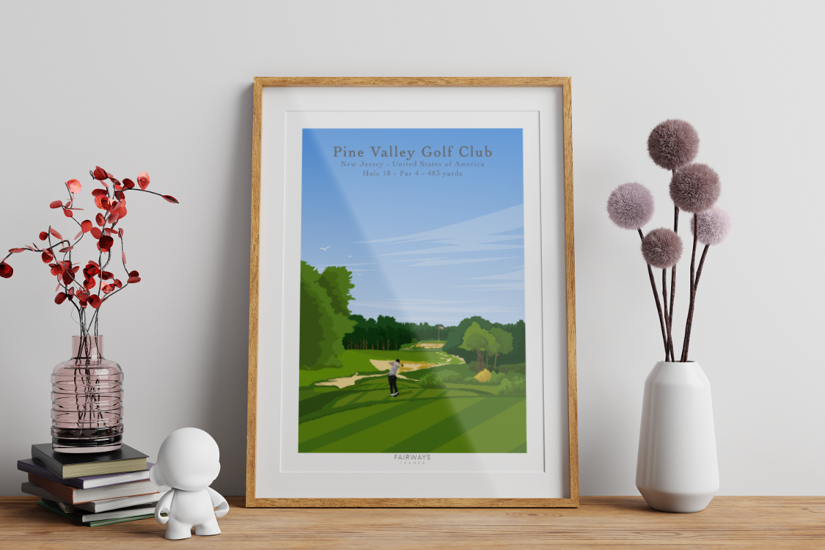 Pine Valley Golf Club - Trou n°18 - Fairways Framed