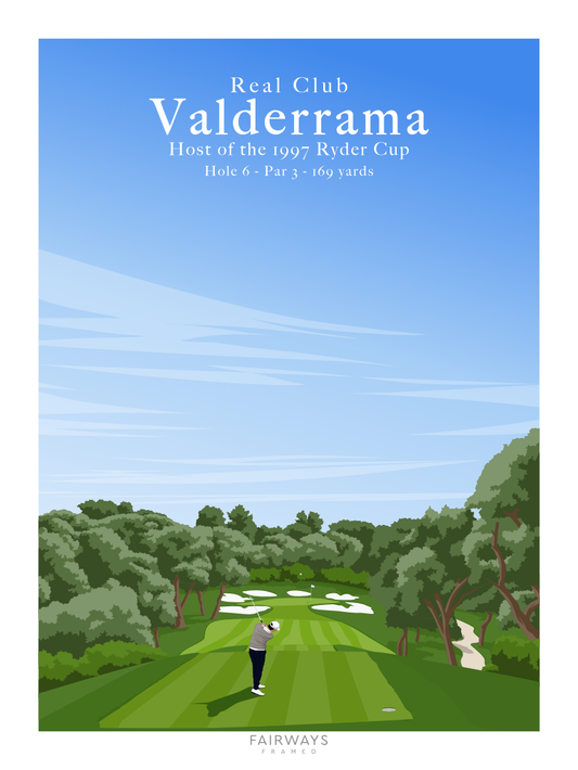 Real Club Valderrama - Trou n°6 - Fairways Framed